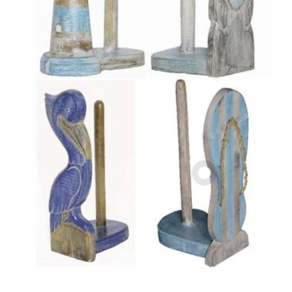 Paper towel holders Flip Flop Pelican Lighthouse or Turtle!!! Selling Individual